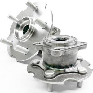 Pair 512374 Rear Wheel Bearing Hub Assembly Compatible with Lexus NX300H 2015-2021, NX300 2018-2021, NX200T 2015-2017, for Toyota RAV4 2006-2018, 5 Lugs w/ABS (OE Size)