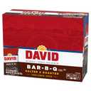 DAVID Sunflower Seeds, Bar-B-Q Flavor, Stocking Stuffer, 1.625 oz. (Pack of 12)