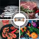 Cabilock Non-Stick Barbecue Tray 11.81X5.51X3.93In Portable Japanese Style Grill Pan for Indoor Outdoor Multifunctional Use Easy Clean