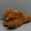 Highland Cow Stuffed Animals, Microwavable Stuffed Animals Heating Pad for Cramps, Pain Stress Relief, Heatable & Coolable Lavender Scented Cow Plush Toy for Anxiety, Women Kid Bedtime Highland Cattle