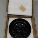 LE TAUCI Ceramic Slow Feeder Dog Bowls Small Breed, 0.6 Cups Dog Food Dish for Fast Eaters, Puzzle Bowl for Small Dogs and Cats,Skull Black