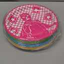 60Pcs Lucha Libre Birthday Decorations Paper Plates 7" Mexican Party Decorations Dessert Cake Paper Plates Disposable Nacho Themed Platters for Mexican Birthday Fiesta Party Supplies