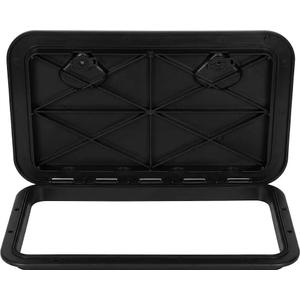 ECOTRIC 24" x 14" Deck Marine Access Hatch & Lid Durable Boat Hatch 180
Hinge Strong Recessed Handle Marine Caravan RV White Rectangle(606mm x 353mm) Plastic