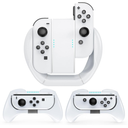 Mooroer Switch Joycon Grips White for Nintendo Switch & OLED, Switch Joy-Con Controller Holders Kit, Family Use Gaming Accessories for Nintendo Switch, [3 Pack]