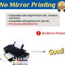 TransOurDream Heat Transfer Paper for Dark T Shirts (12 Sheets, 8.5x11", Dark 1.0) Iron on Transfers Paper for Inkjet Printer Printable Heat Transfer Vinyl for Dark Fabrics