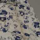 1791's lady Women's Victorian Rococo Dress Inspiration Maiden Costume (Large, Blue)