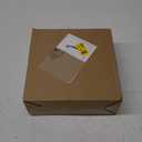 Tessco 400 Pcs Mini Dessert Plates Set, Including 200 Disposable Appetizer Plates Assorted Shape 100 Mini Plastic Forks 100 Plastic Spoons for Party Birthday (Gold Glitter)