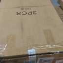 3 Pcs Cylinder Stands for Party, Large White Cake Pedestal Stand, 23.6''H, 21.7''H, 19.7''H, Round Reusable Dessert Display Tables for Birthday Wedding Baby Shower Party Decoration