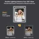 30"x32" LED Bathroom Mirror with Lights, Anti-Fog, Backlit+Frontlit