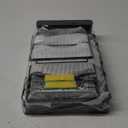 Dish Drying Rack, 2 Tier Large Dish Drying Rack for Kitchen Counter with Drainboard Stainless Steel Dish Drainer for Dish/Knifes/Cup/Cutting Board, Black