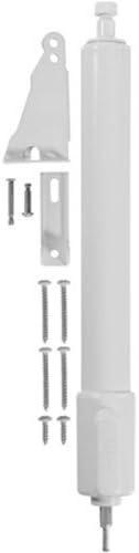 Wright Products Standard Duty Pneumatic Screen & Storm Door Closer with EZ-Hold  Adjustable Closing Speed, Durable, Easy Installation (Transitional, White)