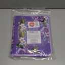 DEHITE Bible Cover Case for Women  Premium Fabric Bible Cases for Women - Carrying Bag for Woman  Pen Slots  Zippered Pocket  Christian Floral Accessories - Extra Large Holder (Purple XL)