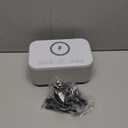 Alarm Clock Speaker Wireless Charger, Digital Alarm Clocks Bedrooms Bluetooth, Alarm Clock Dimmable Light Bedrooms Dual Alarm Snooze Dimmer 12 24H RGB Night Light Bluetooth USB AUX, Gray