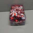 Roberly 48 Pcs Christmas Candy Cane Lollipop Ornaments, Red & White Christmas Tree Decorations Set Shatterproof Hanging Ball Pendants for Xmas Tree Candy Land Themed Party Supplies Holiday Home Decor