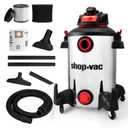 Shop-Vac 5761311 12-Gallon Wet/Dry Shop Vacuum, 6 Peak HP, 1.5 Inch Diameter x 7 Foot Hose, 20 Foot Cord, Ideal for Home, Garage, and Workshop Cleaning