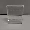 Teacher Appreciation Gifts for Women Men Crystal Thank You Gifts for Teacher from Students Birthday Christmas Retirement Gifts for Teachers Crystal Keepsake Plaque