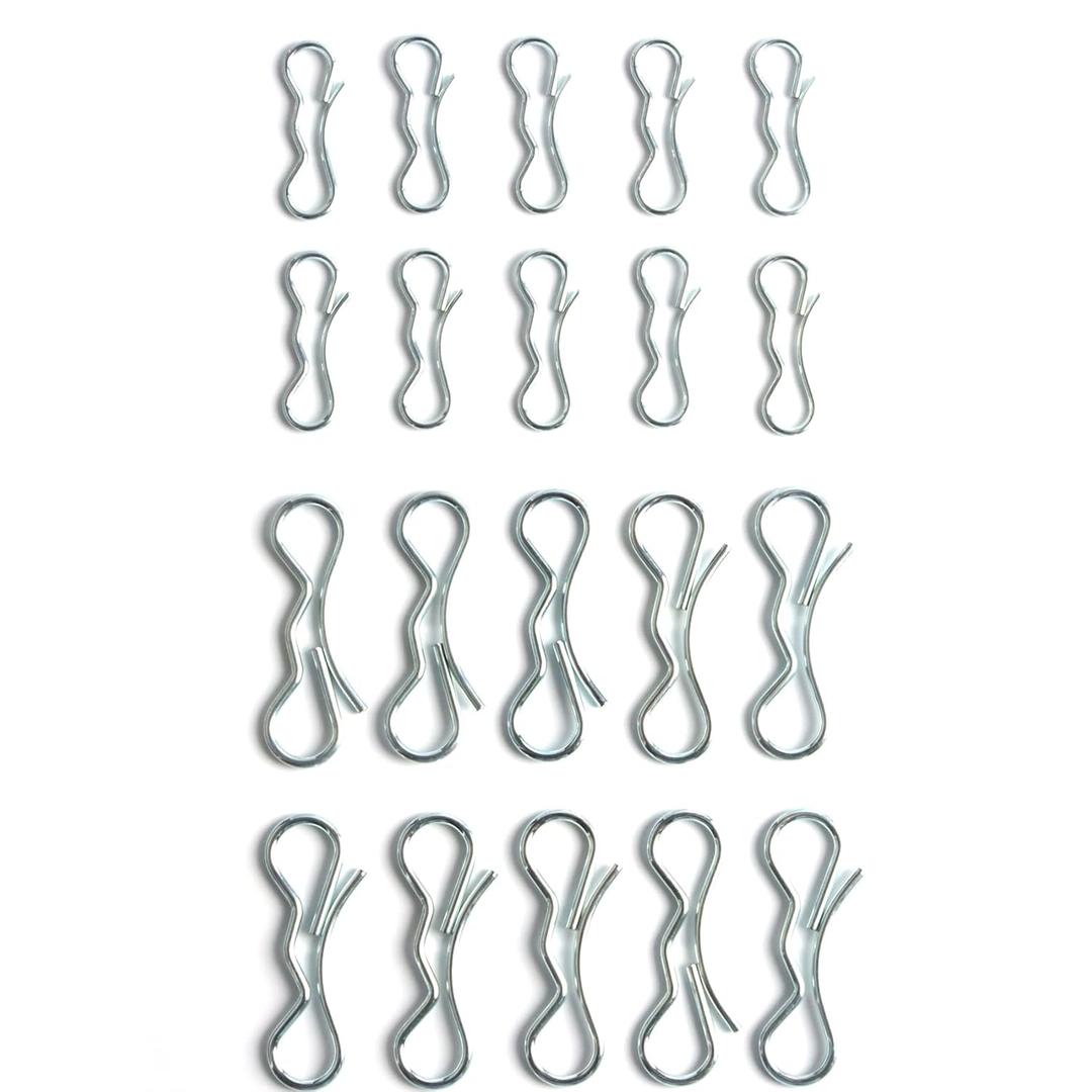 Deck Clip Set 10 194209 Bow Tie Lock Cotter Pins 10 194208 Bow Tie Lock Cotter Pin for Craftsman Poulan Husqvarna