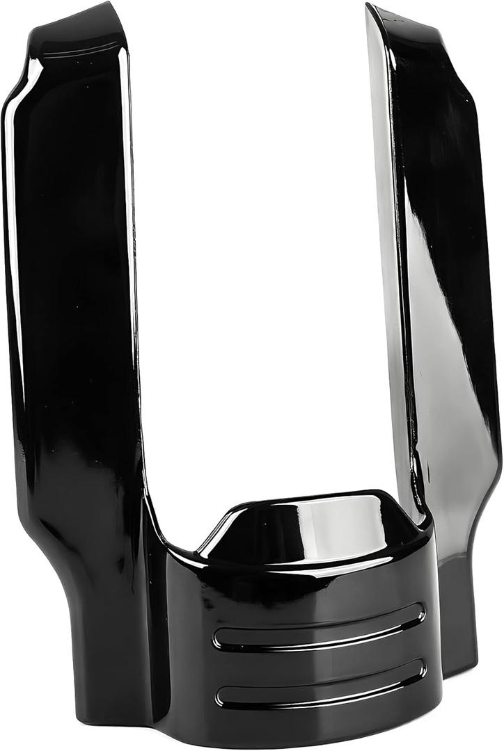 5'' Motorcycle Rear Fender Extension Stretched Filler for Harley Touring Electra Gide, Street Glide, Road Glide, Road King 1996-2008 (Vivid Black)