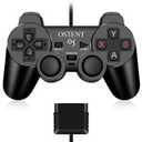 OSTENT Wired Analog Controller Gamepad Joystick Joypad for Sony Playstation PS2 PS1 PS One PSX Console Dual Shock Vibration Video Games