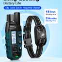 Bousnic Dog Shock Collar - 3300Ft Training Collar with Remote for 5-120lbs Small Medium Large Dogs Rechargeable Waterproof e Collar with Beep (1-8), Shake(1-16), Safe Shock(1-99) Modes (Black)