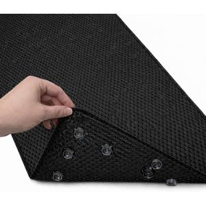 Bathtub Mat Non Slip, Bath Mat for Tub Non Slip, Tub Mat Extra Large 36 x 17 in, Bathtub Mat with Suction Cups & Drain Holes, Soft Foam, Machine Washable, Black