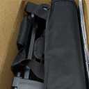 LoDrid Rolling Cleaning Caddy with Lid, Cleaning Supplies Organizer with Detachable Trolley, Cleaning Caddy Cart on Wheels with Handle and Shoulder Strap for Housekeepers, Black, Bag Only