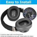 LIVE650BTNC Earpads Replacement Ear Cushions Compatible with Live 650BTNC LIVE660btnc E65BT E65BTNC Everest Elite 750NC V710 and Duet NC Wireless Over-Ear Headphones(Black)