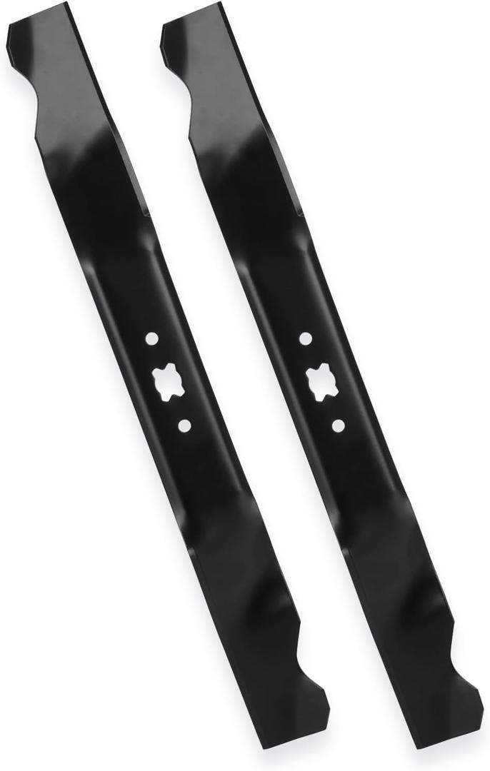 21" Mower Mulching Blades for 942-0741 742-0741 742-0741A 942-0741A Cub Cadet MTD Troy Bilt Craftsman CC989 M250 M260 M110 TB 21 inch Deck Lawn Mower Replace 742-04276 942-04276 490-100-C089, Black