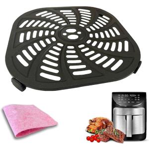 7QT Air Fryer Grill Pan for Gourmia GAF798 Air Fryers, Premium Air Fryer Crisper Tray Grill Plate Insert Grate Rack Grid Shelf for Gourmia 7QT Air Fryers, Nonstick, Dishwasher Safe