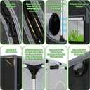 24"x24"x55" Grow Tent for Indoor Plants 600D Mylar Hydroponic High Reflective GrowTents for Plant Fruit Flower Veg Growing