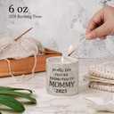 2Pack FreeJac Mom To Be Gifts New Mom Candle for First Mother, Newly Pregnant Mommy, Expectant Mother, Future Moms - 6 Oz Lavender Scented Candle for Mothers Day, Baby Shower Presents Promoted to Mommy 2025