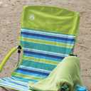 Coleman Utopia Breeze Lightweight Beach Chair with Cup Holder, Comfortable Portable Outdoor Chair with Carry Bag, Supports up to 250lbs, Great for Beach & Yard