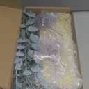 Pretty Jolly Wall Decor Eucalyptus Metal Planter Modern Boho Home Vase,Artificial Flowers Indoor Wall Sculpture for Living Room, Bedroom Greenery Set of 2 Gold