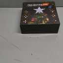 Christmas Tree Topper Lighted with 10M Colorful String Lights, Keten Silver Star Tree Toppers Decoration with 3D Rotating Pattern Projector, Tree Top for Indoor Outdoor Xmas Party Holiday (Silver)