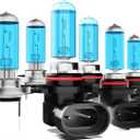 Compatible With Kia Forte 2019 2020 Headlight Bulbs, Halogen 9005 High Beam H7 Low Beam Combo 9006 Fog Lights,Bright Halogen Replacement Headlight Bulbs,Plug N Play,6-Pack