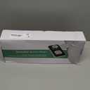 SAMODRA Bidet Attachment, Non-Electric Cold Water Bidet Toilet Seat Attachment with Pressure Controls, Retractable Self-Cleaning Dual Nozzles for Frontal & Rear Wash - Black