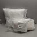 Oubonun 20 x 20 Throw Pillow Inserts, Firm and Fluffy Decorative Square Pillows for Couch Bed Sofa with Soft Cotton Cover White Cushion with Down Alternative Pack of 2