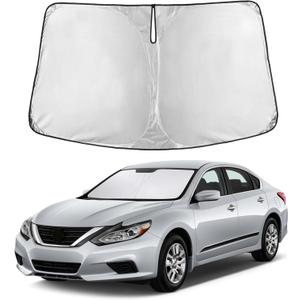 EcoNour Windshield Sunshade Compatible for Nissan Altima 2013-2016 2017 2018, Sun Visor for Front Windshield & Window Sun Shade Cover, UV Heat Blocker & Protector, Car Accessories