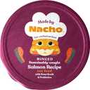 Made by Nacho Wet Cat Food, Sustainably-Caught Minced Salmon in Bone Broth for Hydration, Digestive Health, High Protein, 2.5 Ounce Cups (10 Pack) (EXP 07/12/26)