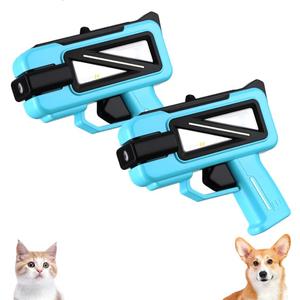 Geelin 2 Pack Squirt Spray for Cats Dogs Training Squirt for Cats Deterrent Water Spray Pistols for Dogs Pets Training(Square Style,Blue Black)