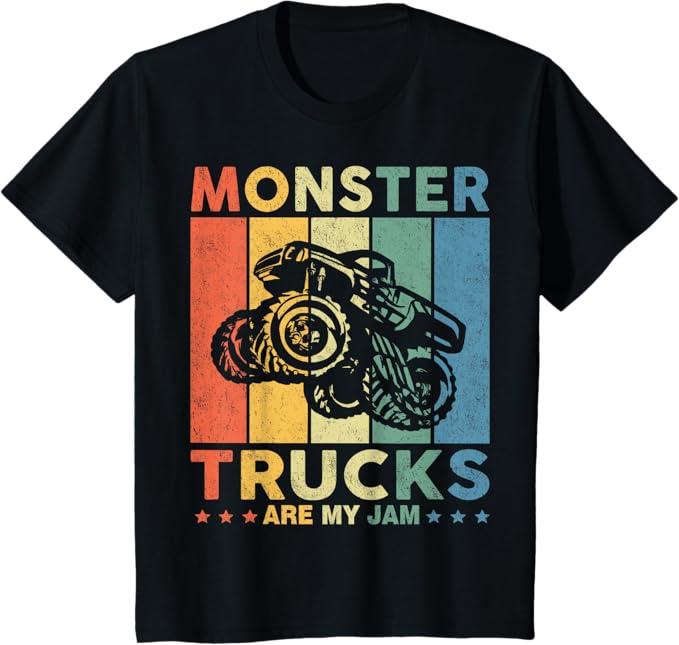 Monster Truck Car for Birthday Boy, Toddlers, Youth & Adults TShirt, M