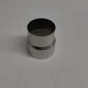 OD 3.5 Inch to OD 4 Inch Exhaust Pipe to Component Pipe Adapter Reducer 3.5" OD to 4" OD Polished Stainless Steel 4" Overall Length