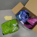 Snow Tube, 3Packs/4Packs for Whole Family Inflatable Snow Sled for Kids and Adult, Thickened Heavy Duty Hard Bottom Sleds for Snow with Handles, Snow Toys for Outdoor Sledding Snow Tube Sports (Green, Red, Blue)