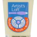 Artist's Loft Acrylic Paint, 4 oz (Unbleached Titanium White)