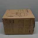 Kismile Nugget Ice Makers Countertop,Portable Ice Machine with Crushed Ice, 35lbs/Day,Self-Cleaning,One-Click Operation for Home Use(Silver)