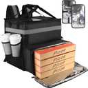 Insulated Food Delivery Backpack with Cup Holders, Expandable Bag, XXX-Large（Expandable）