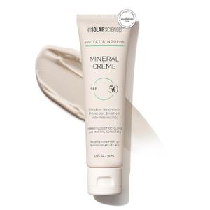 MDSolarSciences Mineral Crme SPF 50 Sunscreen for Face  Water-Resistant, Broad Spectrum UV Protection  Blendable Micronized Zinc Oxide  Smooth, Natural Matte Finish (1.75 Ounce (Pack of 1))