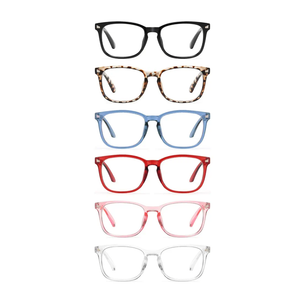 CCVOO 6 Pack Blue Light Blocking Reading Glasses, Anti Headache/Glare/Eye Strain Readers Computer Eyeglasses Women/Men (6 Pack Mix,2.00)