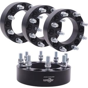 ZHTEAPR 2 Inch 8x170 to 8x180 Forged Wheel Adapters with 14x1.5 Studs Compatible with Ford 8 Lug for 2003-2005 Excursion | 1999-2022 F250 F350 Super Duty (Truck Must Be with M14x1.5 Lugs)