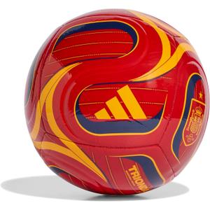 Adidas FIFA World Cup 26 Trionda Soccer Ball (5, Vivid Red/Team Power Red/Crew Yellow/Spain)